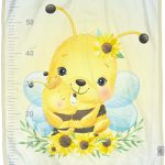 زیرانداز تعویض نوزاد عروسکی زنبور زرد