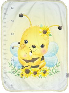 زیرانداز تعویض نوزاد عروسکی زنبور زرد