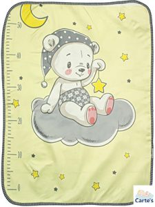 زیرانداز نوزاد مدل خرس و ستاره